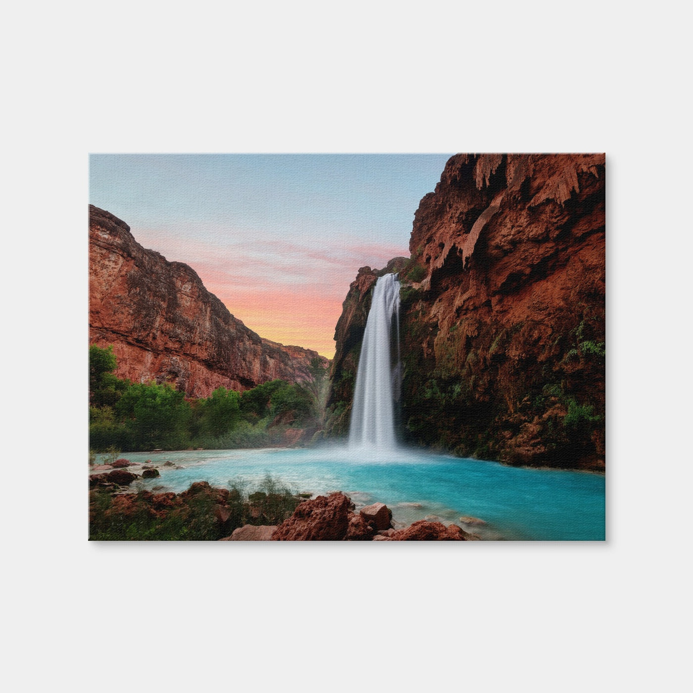 AUTO-MOCKUP WHITE | Havasu Falls | 1 Piece | Gallery Wrap Canvas | group=4x3