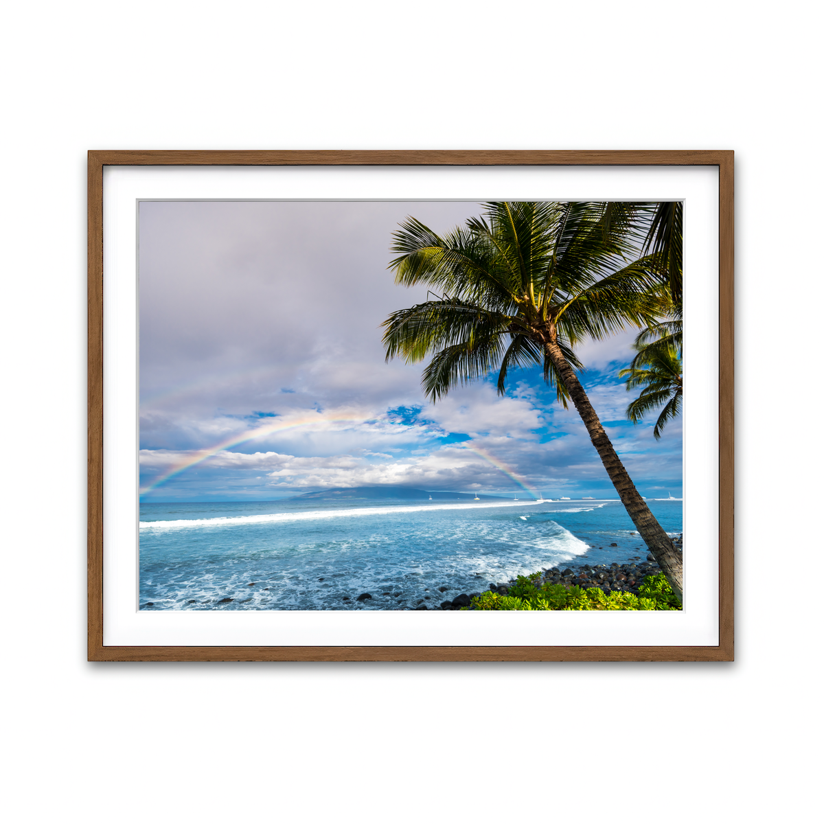 Framed Print 4x3 Walnut