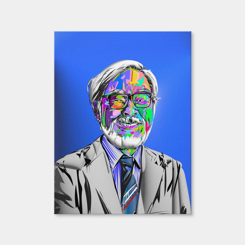 AUTO-MOCKUP WHITE | Hayao Miyazaki | 1 Piece | Gallery Wrap Canvas | group=3x4