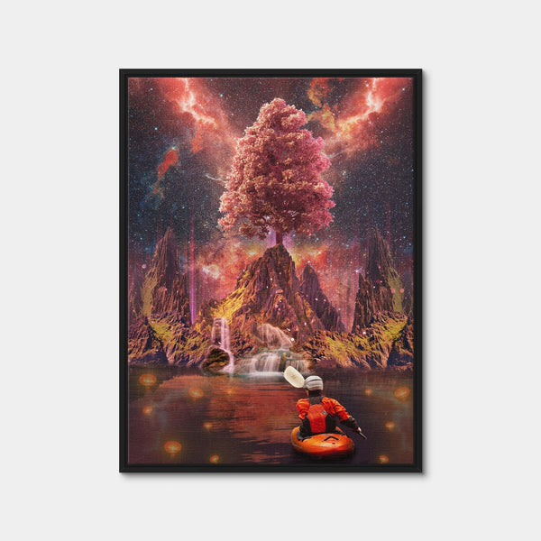 Healing Boat Wall Art — Framed Canvas Format preview