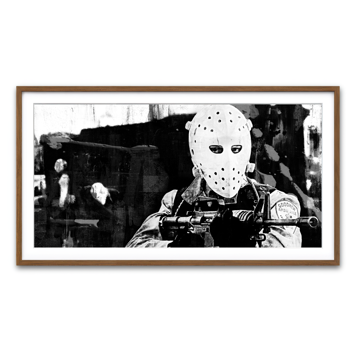 Framed Print 2x1 Walnut