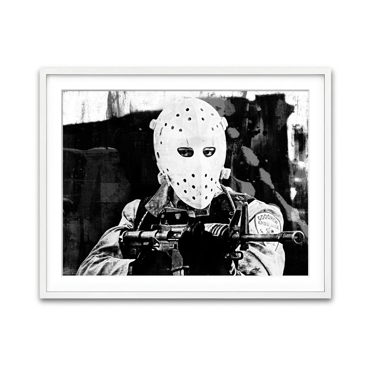 Framed Print 4x3 White