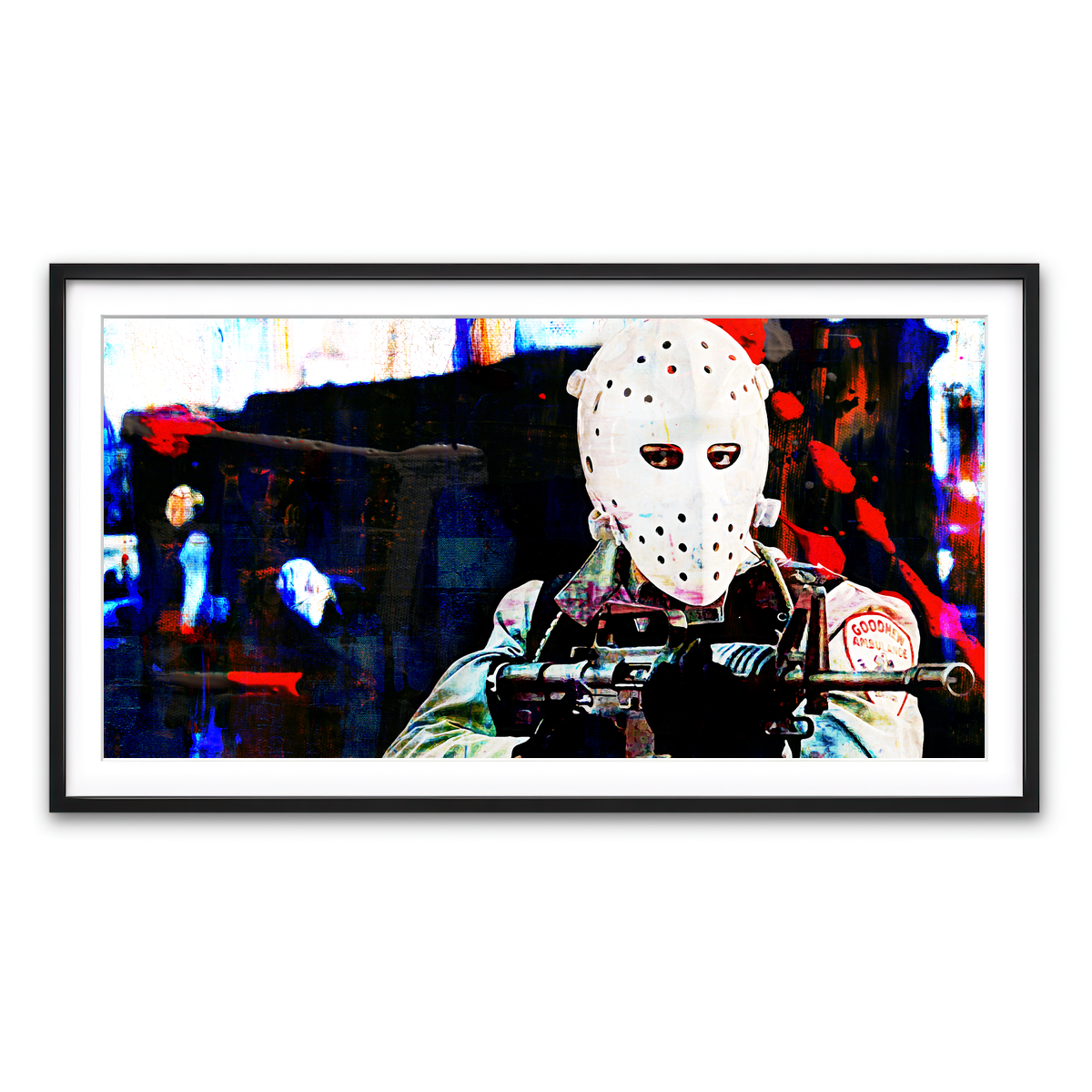 Framed Print 2x1 Black