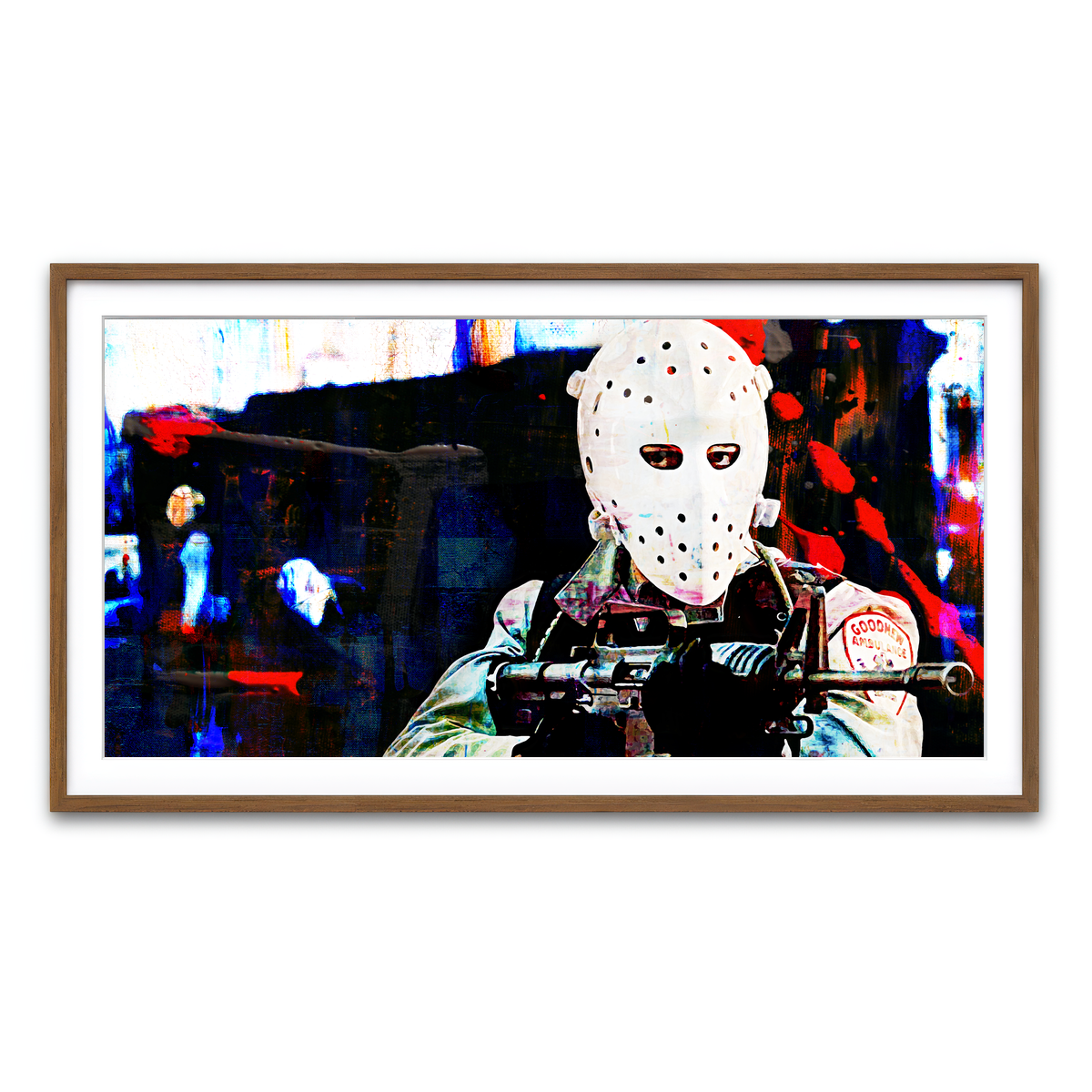 Framed Print 2x1 Walnut