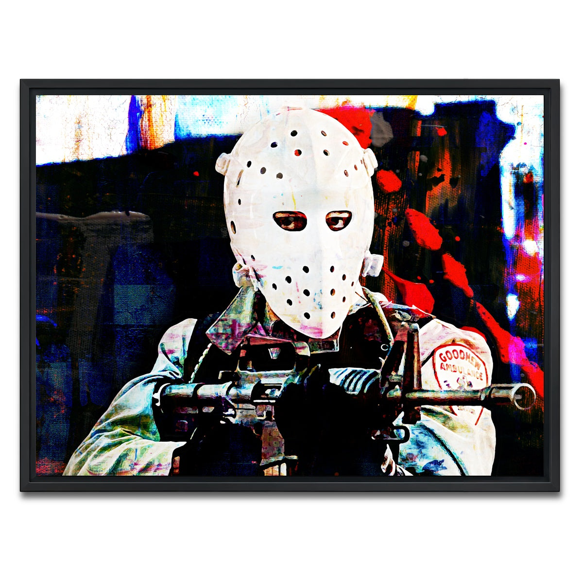 AUTO-MOCKUP WHITE | Heat - The Heist | 1 Piece | Black Framed Canvas | group=4x3