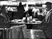 Heat - The Meeting Grayscale Wall Art
