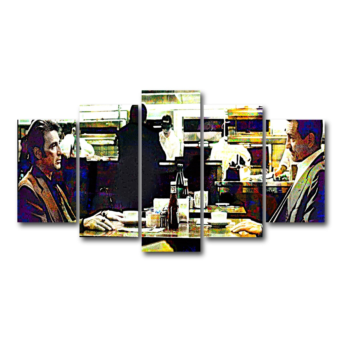 AUTO-MOCKUP WHITE | Heat - The Meeting | 5 Piece | Gallery Wrap Canvas | group=5_normal