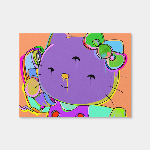 Hello Kitty Wall Art — Canvas Wrap Format preview