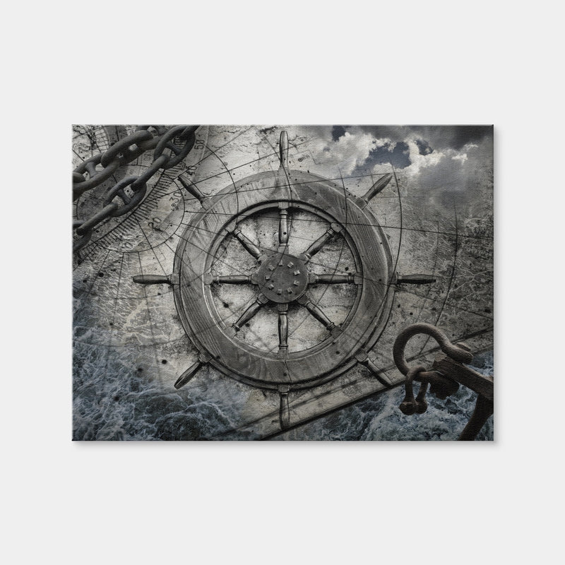 AUTO-MOCKUP WHITE | Helm and Chains | 1 Piece | Gallery Wrap Canvas | group=4x3
