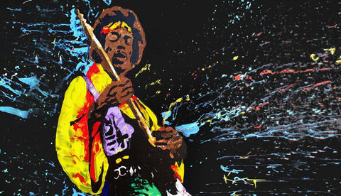 Hendrix Canvas Wall Art