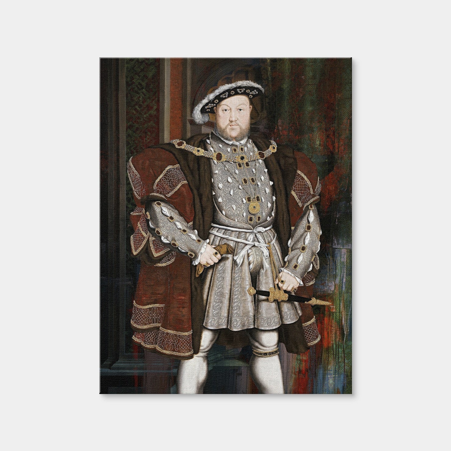 AUTO-MOCKUP WHITE | Henry VIII | 1 Piece | Gallery Wrap Canvas | group=3x4