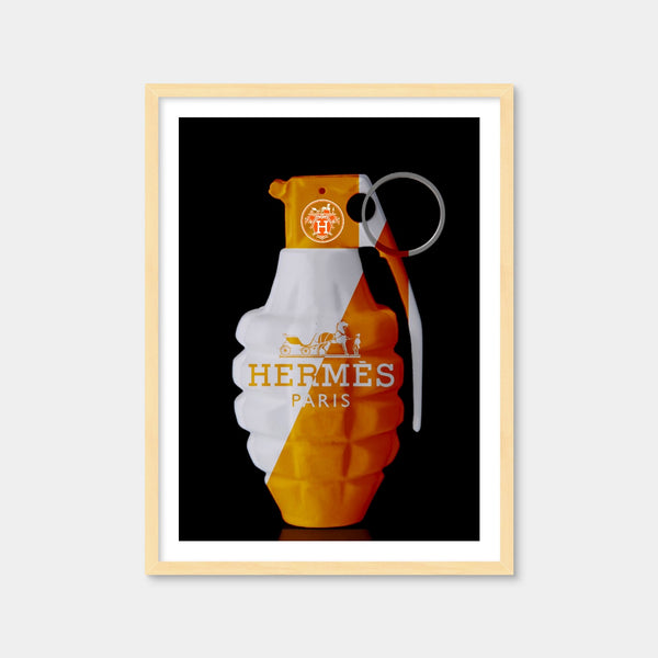 Hermes Grenade Wall Art — Framed Print Format preview