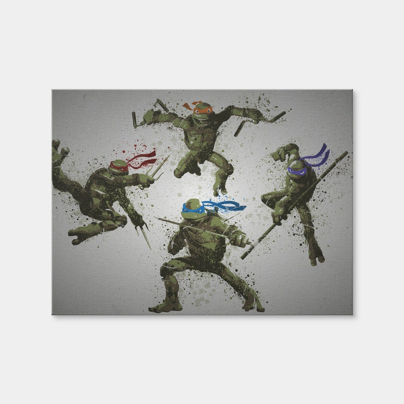 AUTO-MOCKUP WHITE | Heroes In a Half Shell | 1 Piece | Gallery Wrap Canvas | group=4x3
