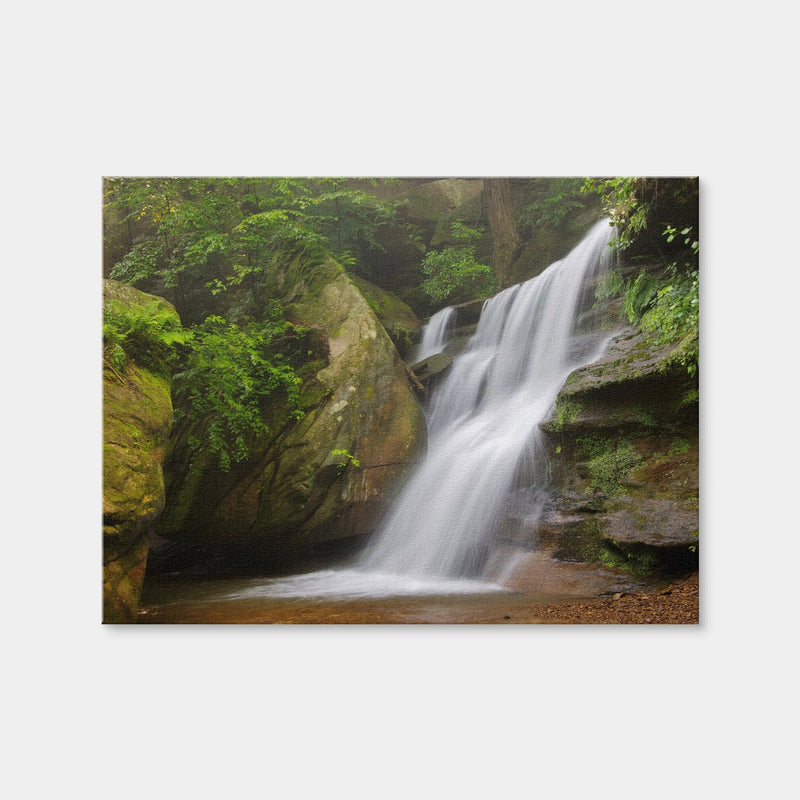 AUTO-MOCKUP WHITE | Hidden Falls in Hocking Hills | 1 Piece | Gallery Wrap Canvas | group=4x3