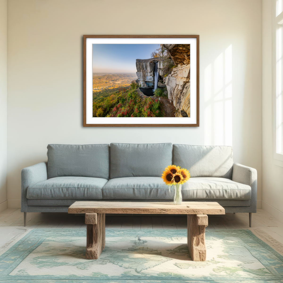 AUTO-MOCKUP ROOM | High Falls at Lookout Mountain Wall Art