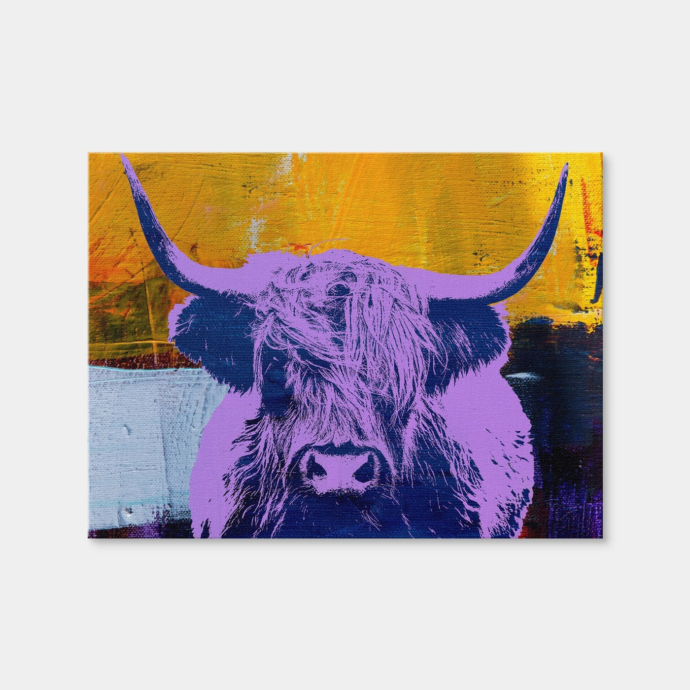 AUTO-MOCKUP WHITE | Highland Cow | 1 Piece | Gallery Wrap Canvas | group=4x3