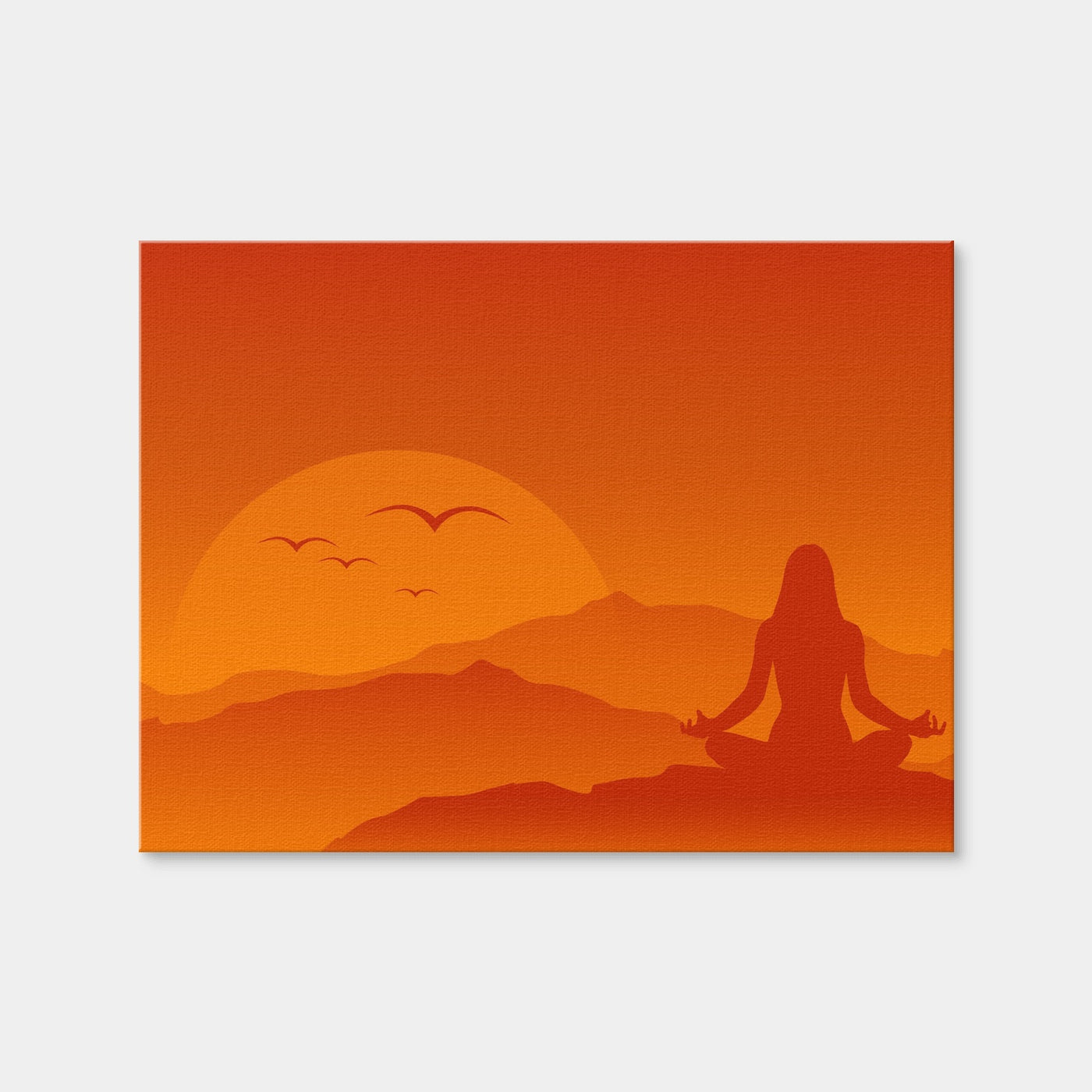 AUTO-MOCKUP WHITE | Hilltop Meditation | 1 Piece | Gallery Wrap Canvas | group=4x3