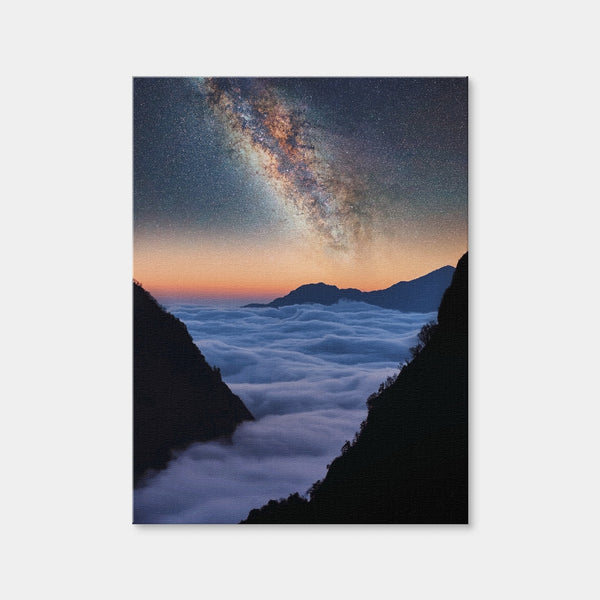 Himalayan Night Wall Art — Canvas Wrap Format preview