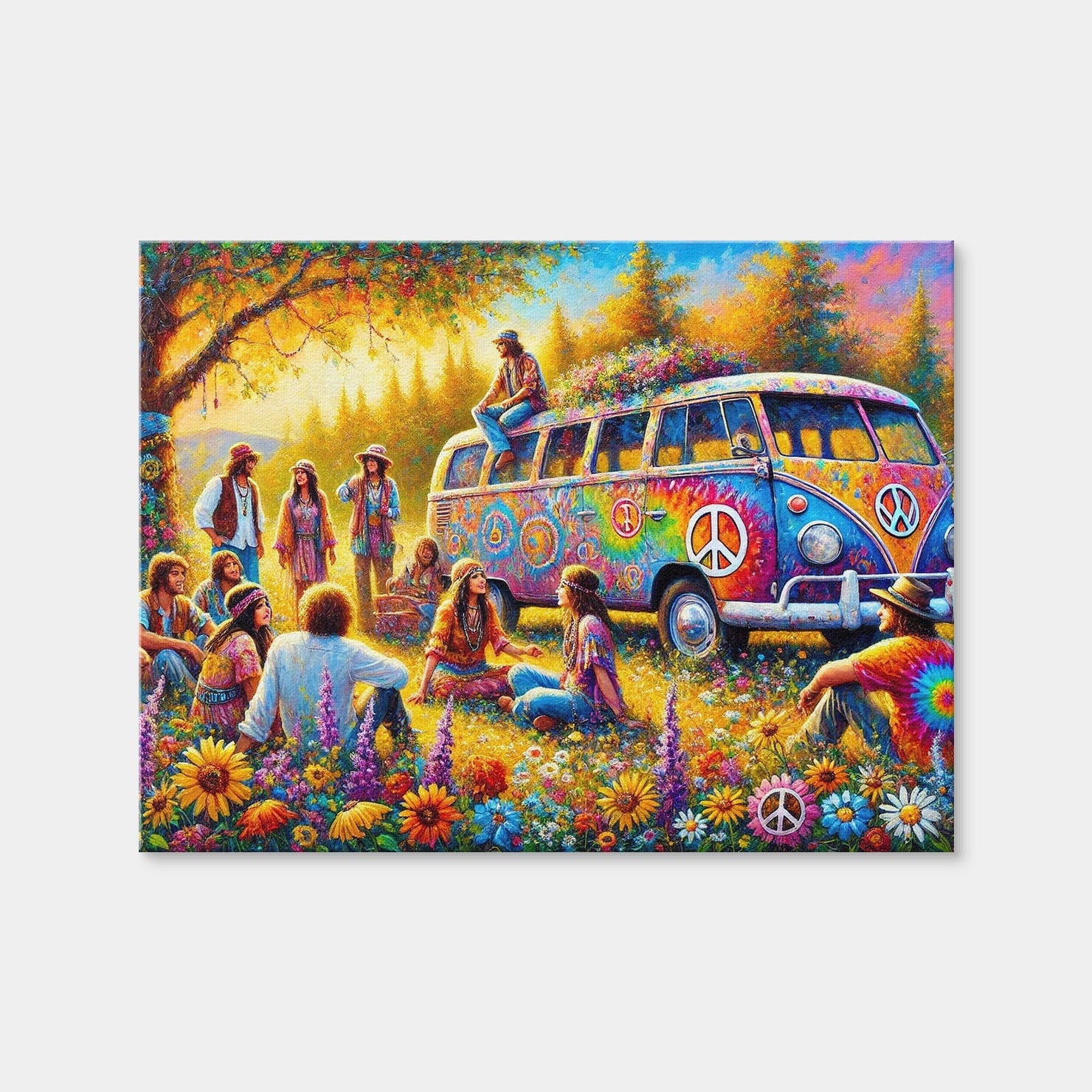 AUTO-MOCKUP WHITE | Hippie Life | 1 Piece | Gallery Wrap Canvas | group=4x3