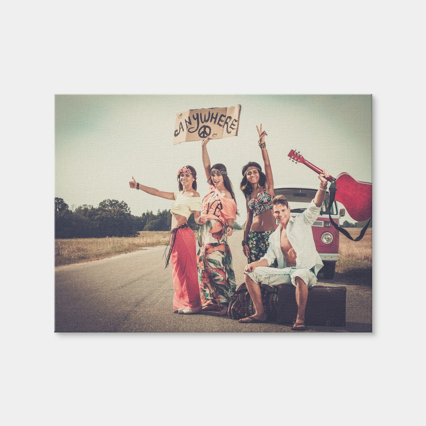 AUTO-MOCKUP WHITE | Hippie Road Trip | 1 Piece | Gallery Wrap Canvas | group=4x3