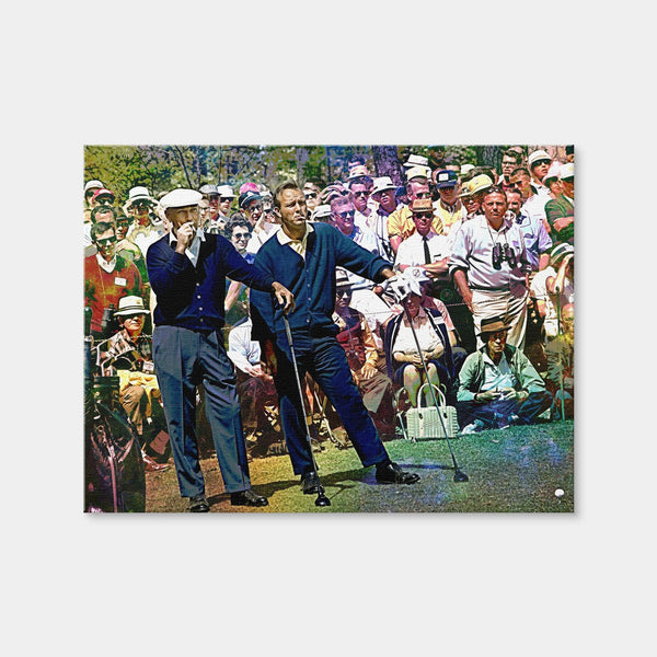 Hogan and Palmer Cig Break Wall Art — Canvas Wrap Format preview