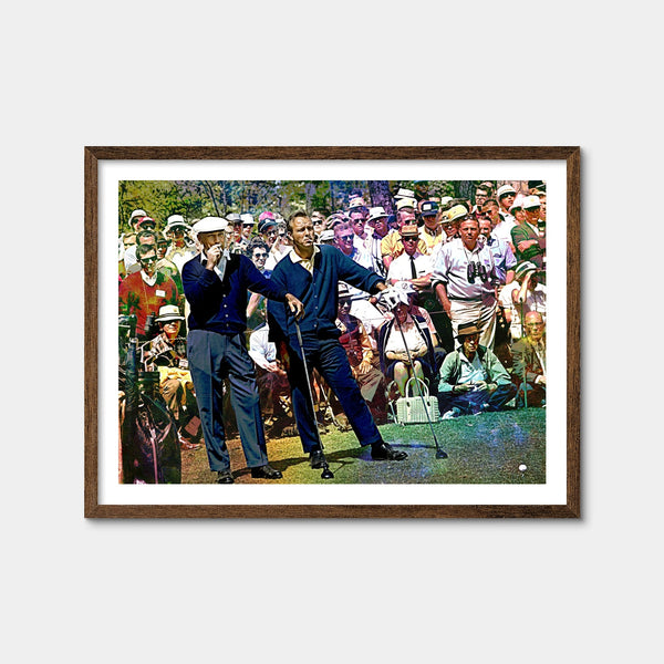 Hogan and Palmer Cig Break Wall Art — Framed Print Format preview