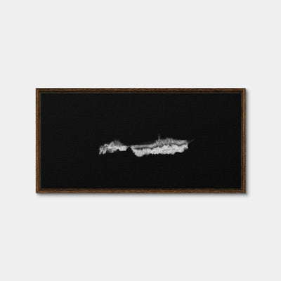 AUTO-MOCKUP WHITE | Hold | 1 Piece | Walnut Framed Canvas | group=2x1