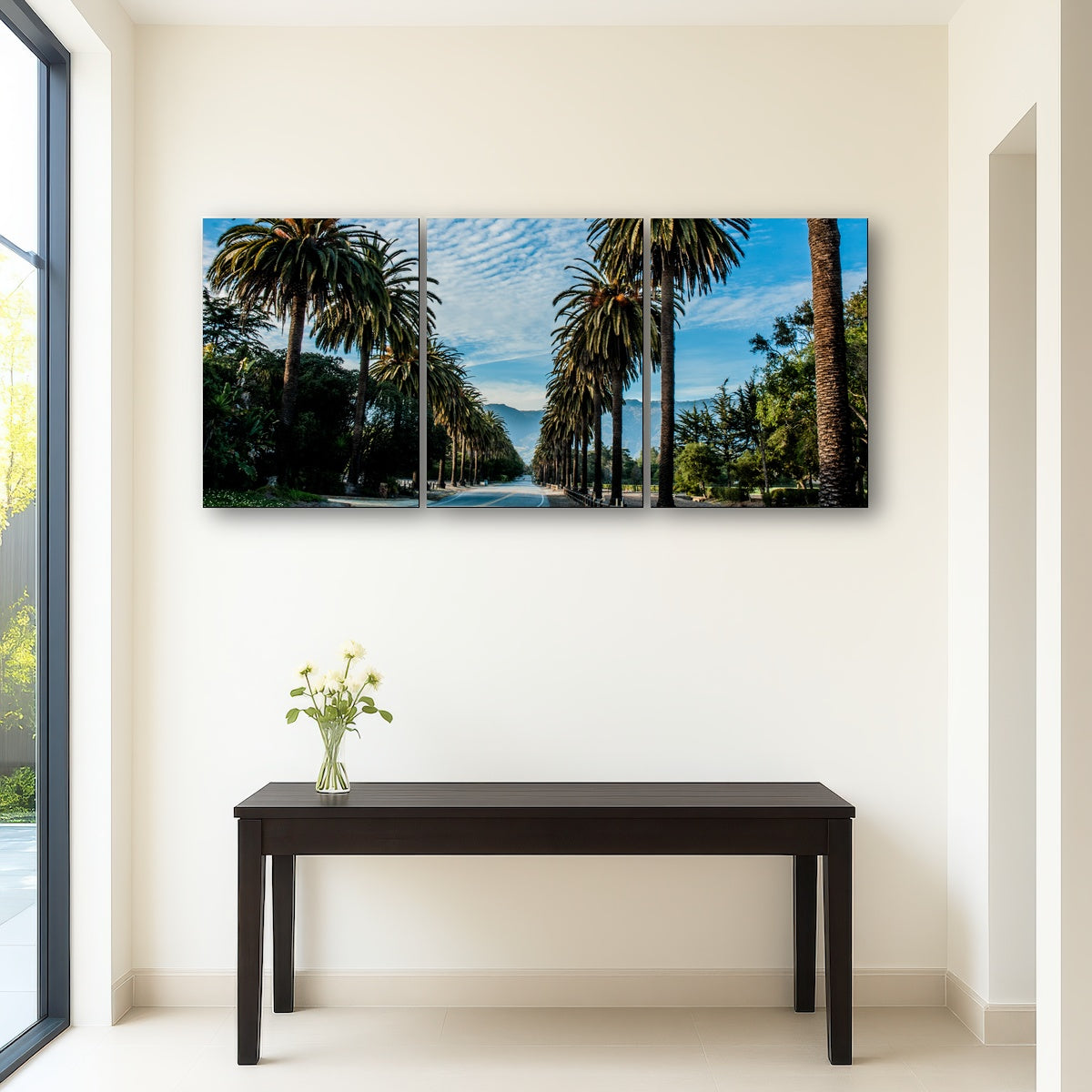 Hope Ranch Palm Drive Wall Art