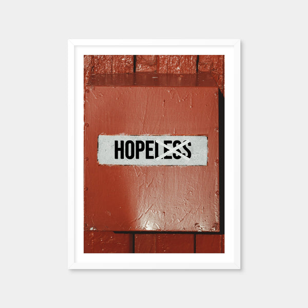 Hope design Wall Art — Framed Print Format preview