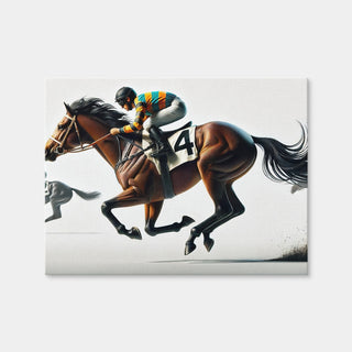 AUTO-MOCKUP WHITE | Horse Racing | 1 Piece | Gallery Wrap Canvas | group=4x3