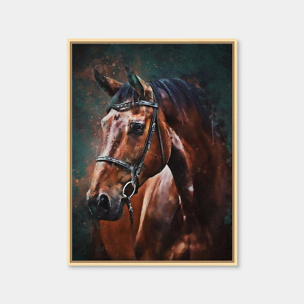 Horse Wall Art — Framed Canvas Format preview