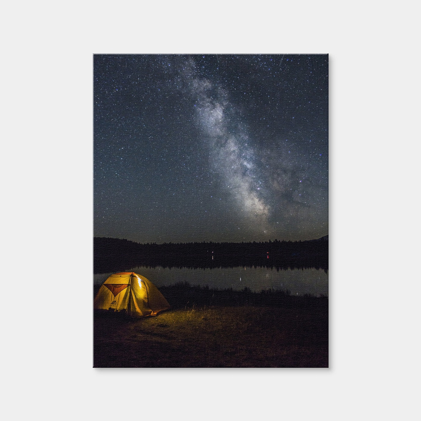 AUTO-MOCKUP WHITE | Horseshoe Lake Milky Way | 1 Piece | Gallery Wrap Canvas | group=3x4