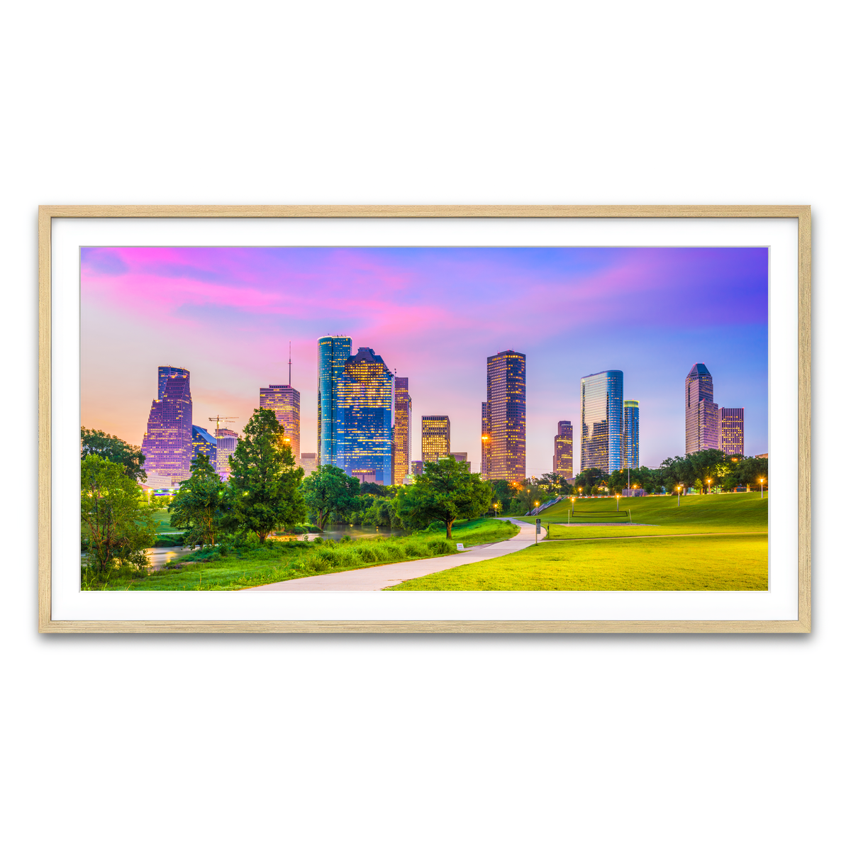 Framed Print 2x1 Natural