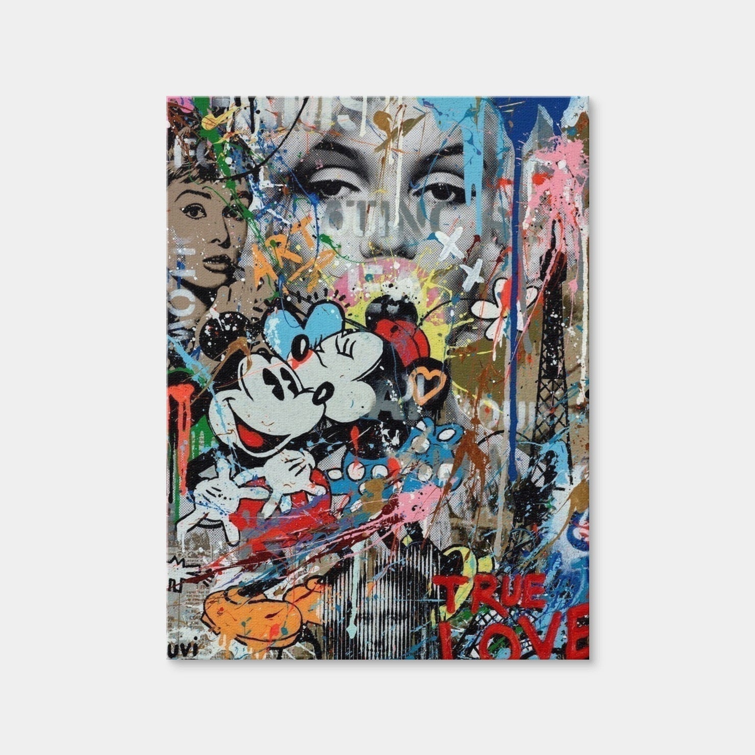 AUTO-MOCKUP WHITE | Hugs From Minnie | 1 Piece | Gallery Wrap Canvas | group=3x4