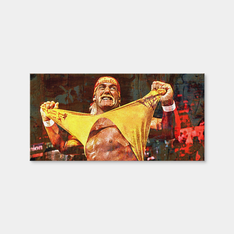 AUTO-MOCKUP WHITE | Hulk Hogan | 1 Piece | Gallery Wrap Canvas | group=2x1