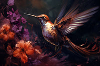Hummingbird Painting Wall Art