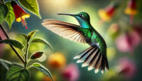 Hummingbird in Motion Wall Art