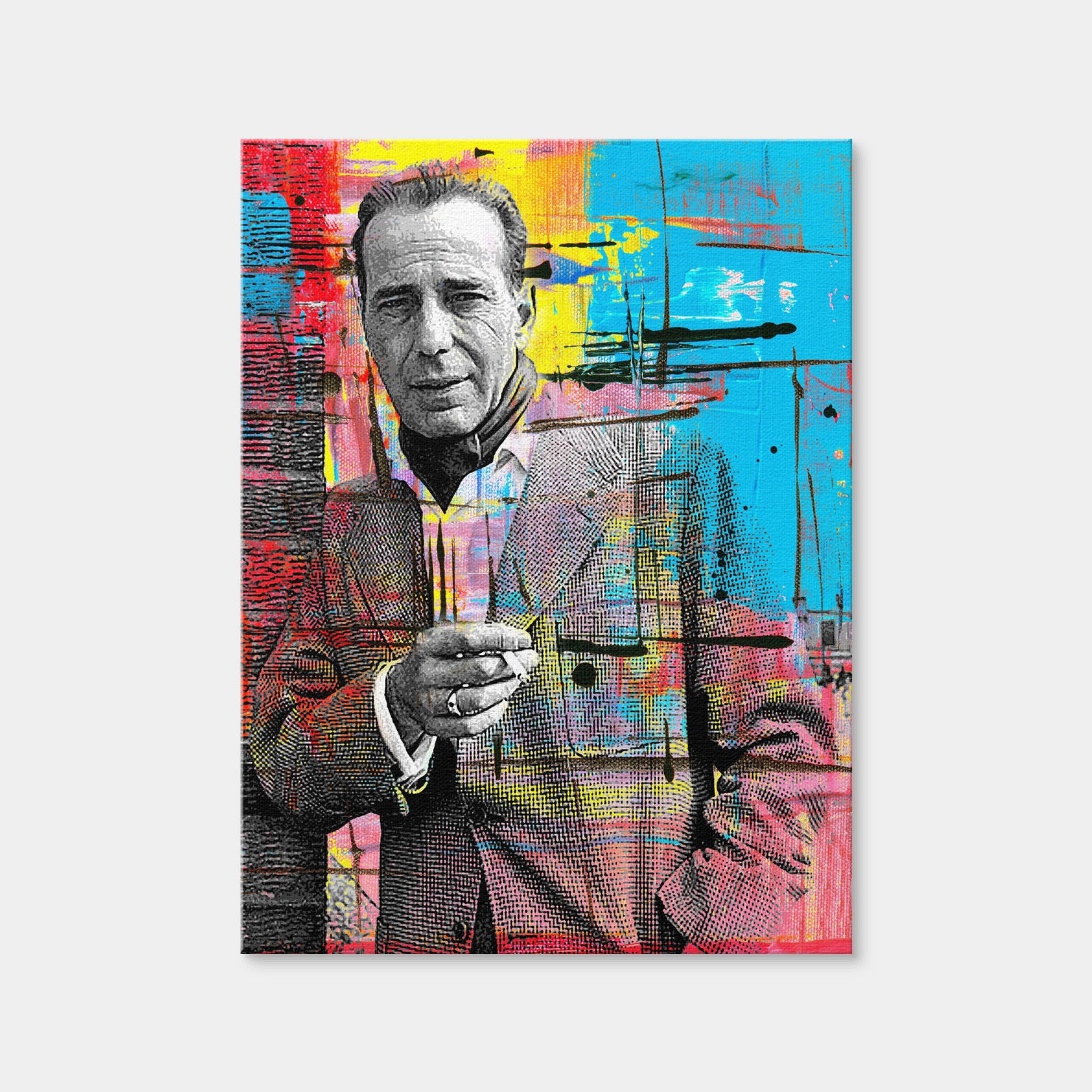 AUTO-MOCKUP WHITE | Humphrey Bogart | 1 Piece | Gallery Wrap Canvas | group=3x4