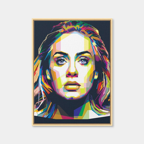 Hypnotising Adele Wall Art — Framed Canvas Format preview