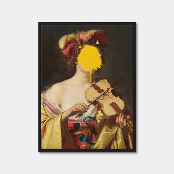 I Guess I Must Learn To Play by Ear Wall Art — Framed Canvas Format preview