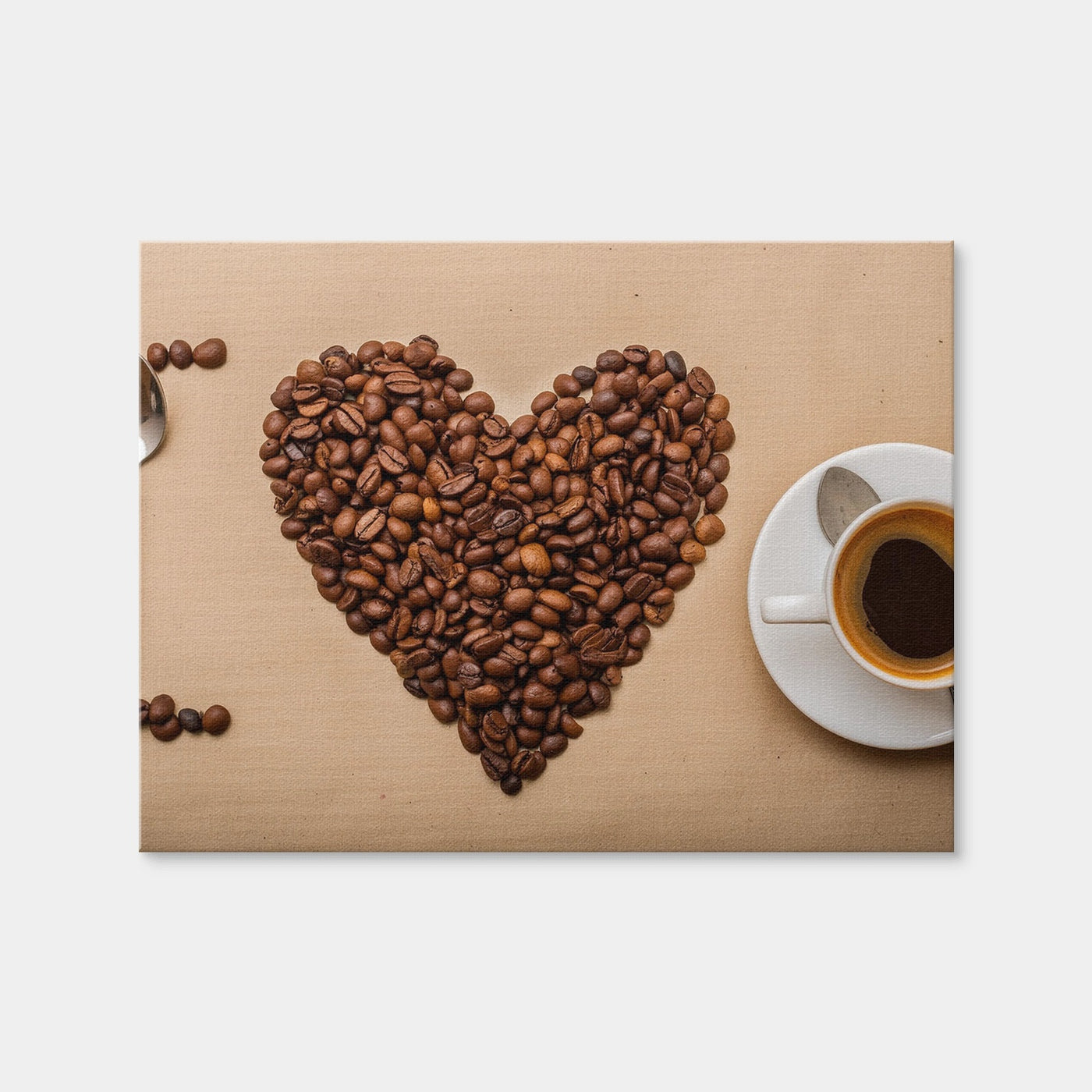 AUTO-MOCKUP WHITE | I Love Coffee | 1 Piece | Gallery Wrap Canvas | group=4x3