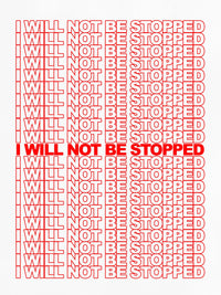 I WILL NOT BE STOPPED Wall Art