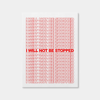 AUTO-MOCKUP WHITE | I Will Not Be Stopped | 1 Piece | Gallery Wrap Canvas | group=3x4