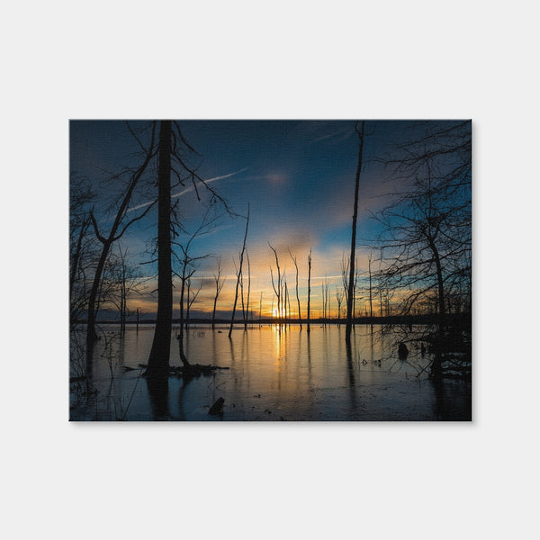 Ice & Fire Wall Art — Canvas Wrap Format preview