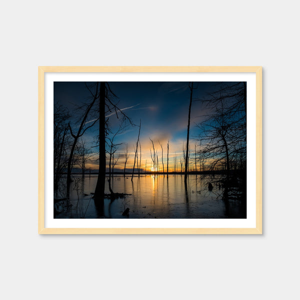 Ice & Fire Wall Art — Framed Print Format preview