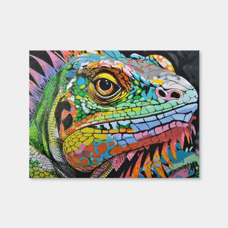 AUTO-MOCKUP WHITE | Iguana Graffiti | 1 Piece | Gallery Wrap | group=4x3