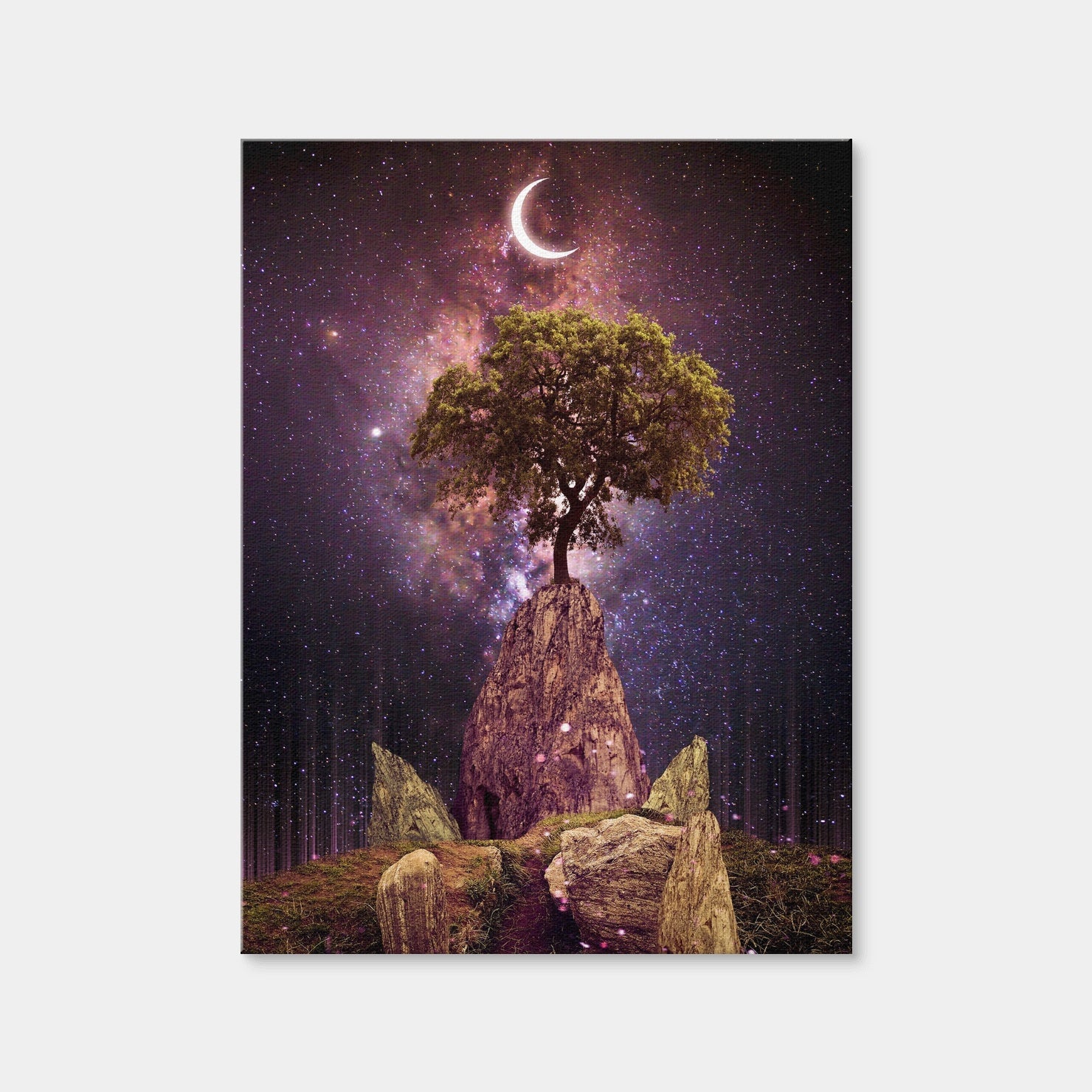 AUTO-MOCKUP WHITE | Illusion Space | 1 Piece | Gallery Wrap Canvas | group=3x4
