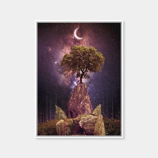 Illusion Space Wall Art — Framed Canvas Format preview