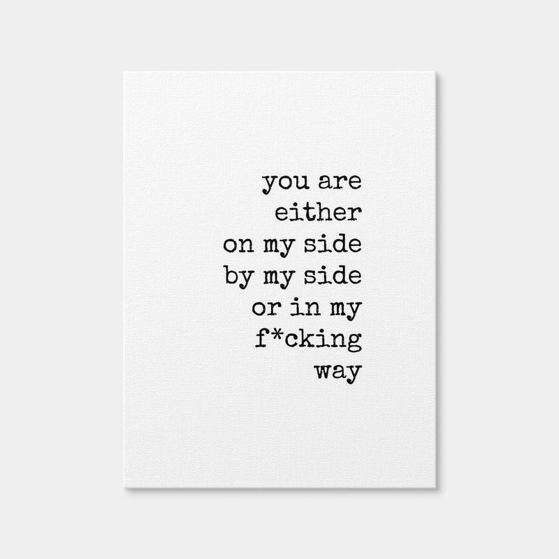 AUTO-MOCKUP WHITE | In My Way | 1 Piece | Gallery Wrap Canvas | group=3x4