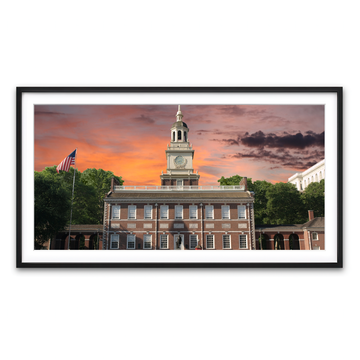 Framed Print 2x1 Black